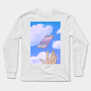 Aesthetic phone 00s Long Sleeve T-Shirt